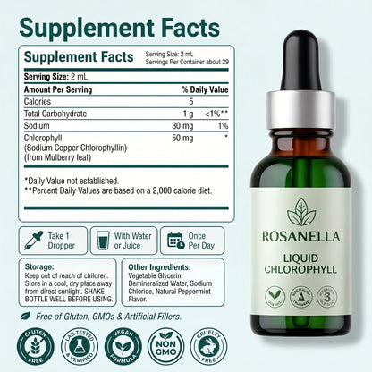 Rosanella - Chlorophyll Liquid Drops